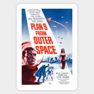 Plan 9 From Outer Space! Sticker